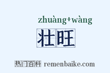 壮旺是什么意思的图片